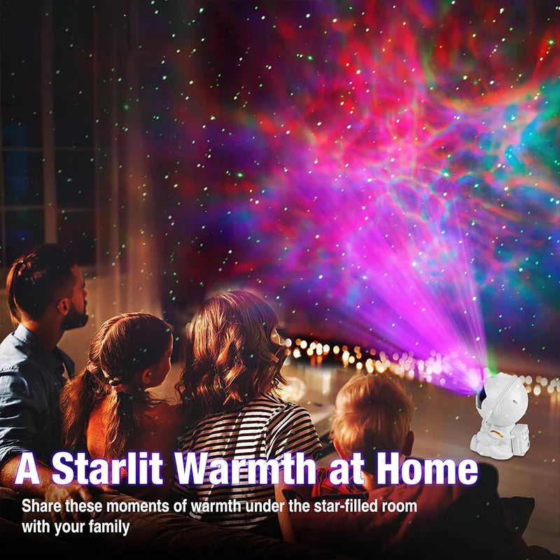 Galactic Astronaut Star Projector Lamp